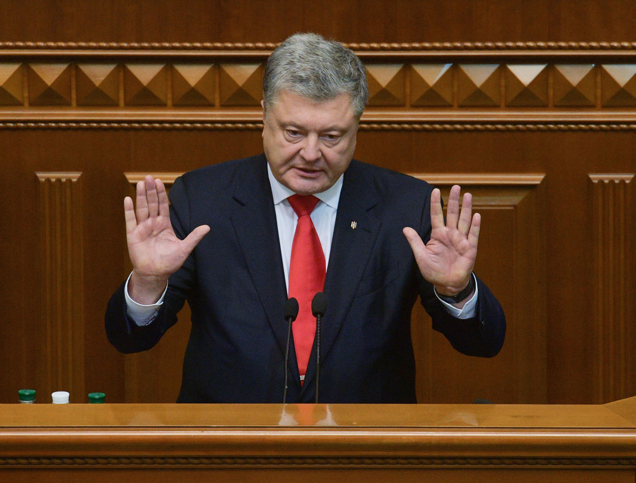 Президент Украины Петр Порошенко.