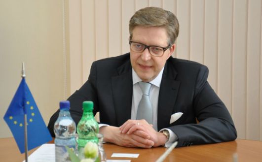 Глава Делегации ЕС в Молдове Пиркка Тапиола. Фото: trm.md