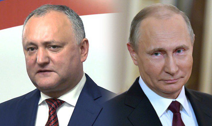 Додон поблагодарил Путина за мудрую политику.