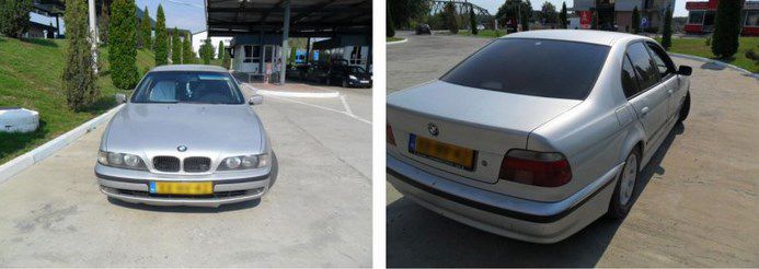 A încercat să părăseasca țara la volanul unui BMW căutat de interpol. Foto: border.gov.md