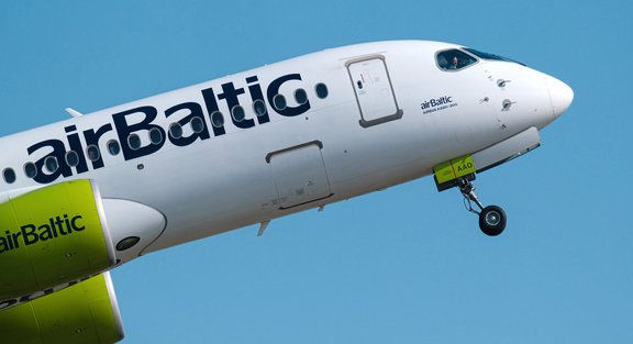Compania aeriană de stat letonă arBaltic este aproape de faliment financiar.