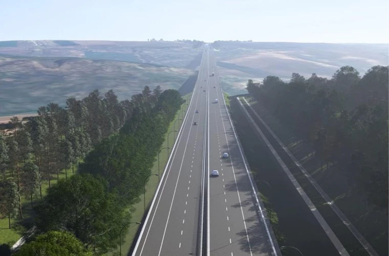 Opt companii pretind pentru construcția unui tronson al autostrăzii România-Moldova.