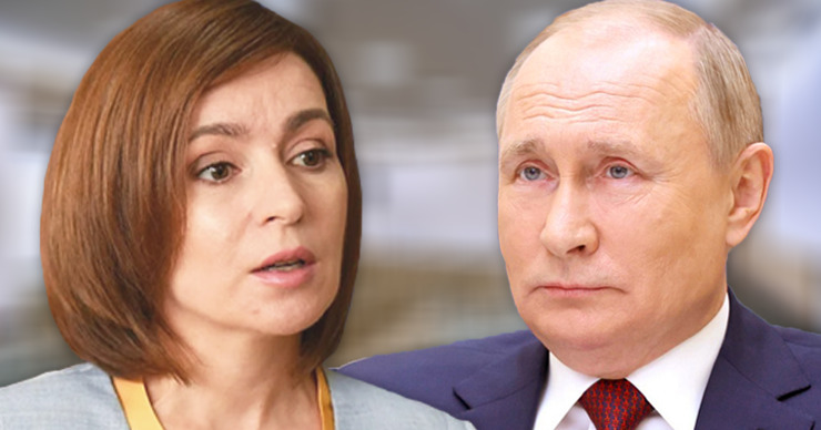Санду: Вопрос встречи с Путиным пока не обсуждается. Коллаж: Point.md