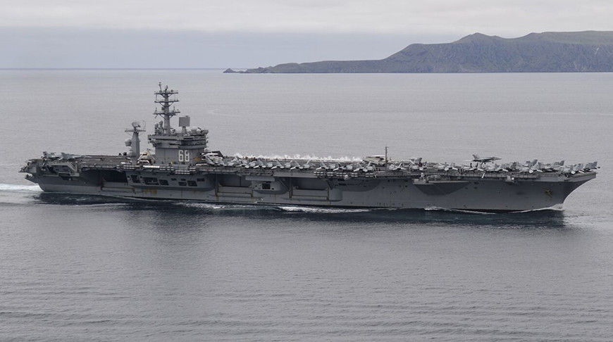 În Marea Caraibelor a sosit grupul portavion al Forțelor Armate SUA „Nimitz”