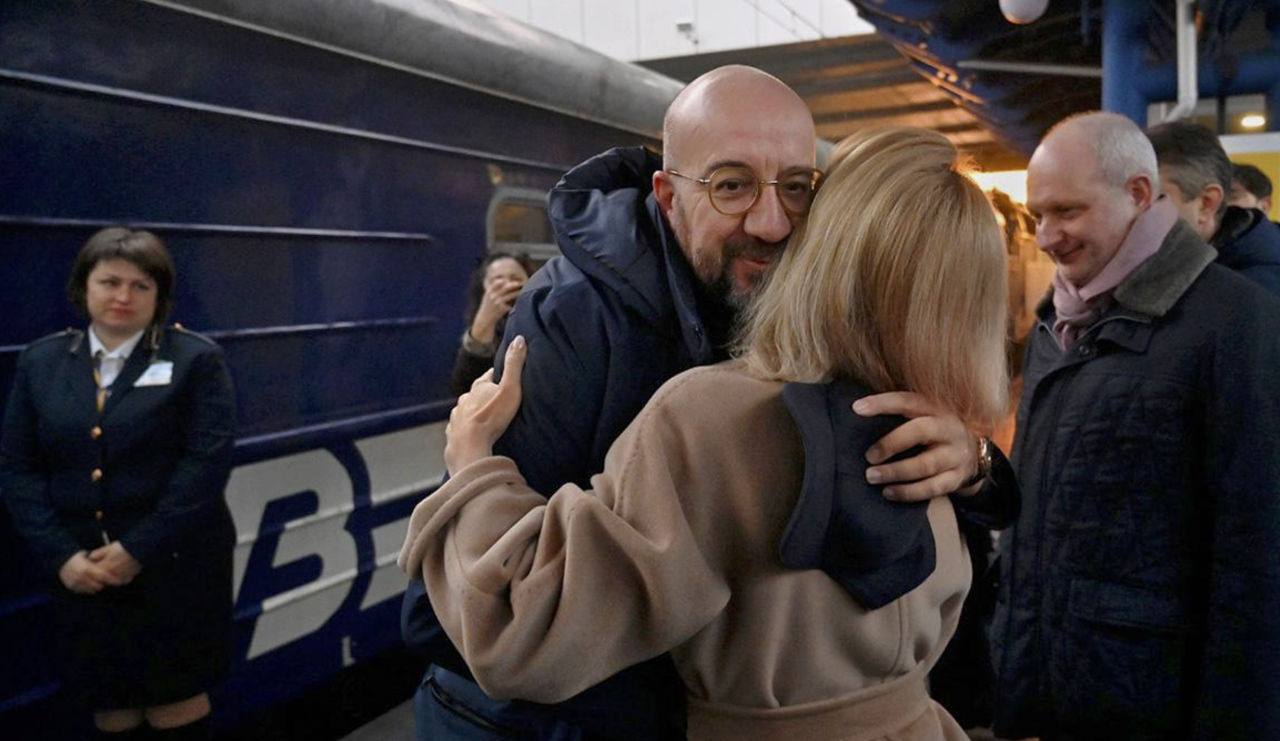 Глава Евросовета Шарль Мишель прибыл в Киев.