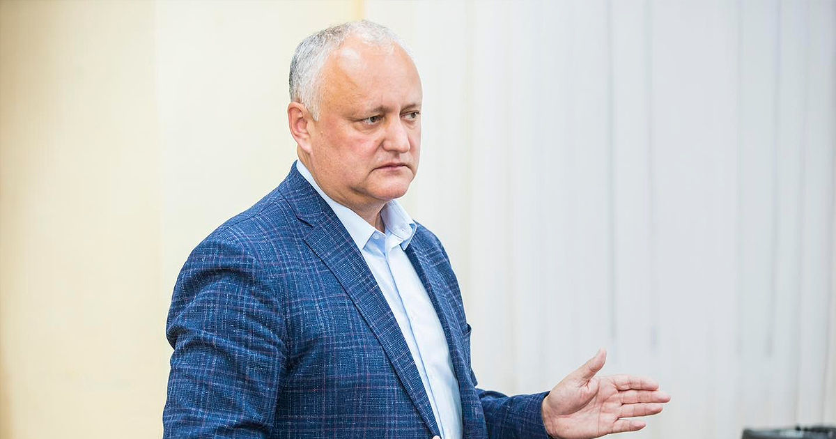 Додон: Наш национальный интерес - сохранить нейтралитет и суверенитет.