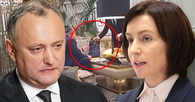 Санду: “На дебатах с Додоном я бы спросила, что было в том черном кульке?”. Коллаж: Point.md