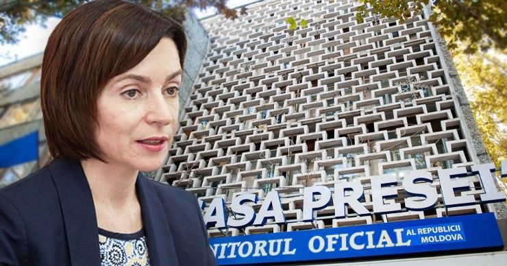 Санду о Доме печати: В основе решения лежит политическая сделка. Коллаж: Point.md