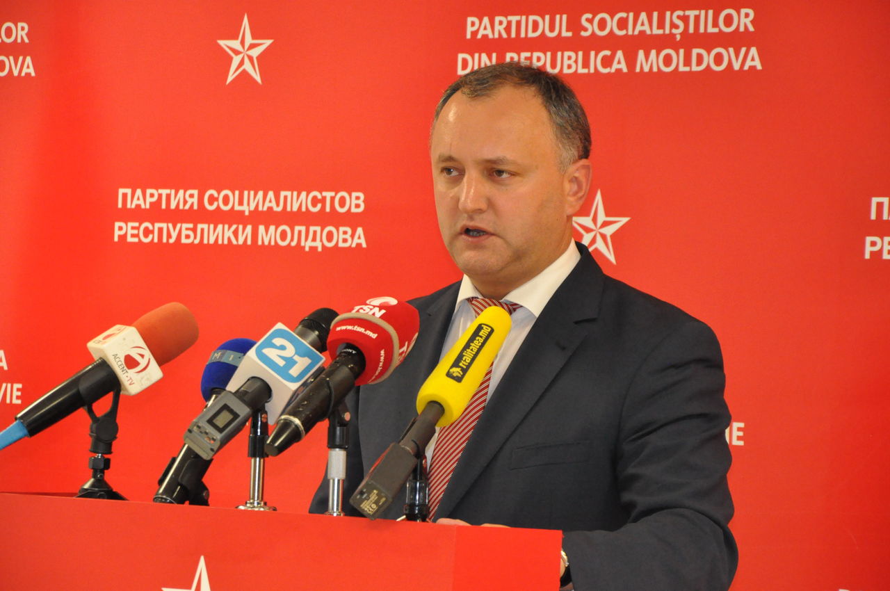 Mișcarea "Voievod" îl susţine pe Igor Dodon. Foto: oficial.md