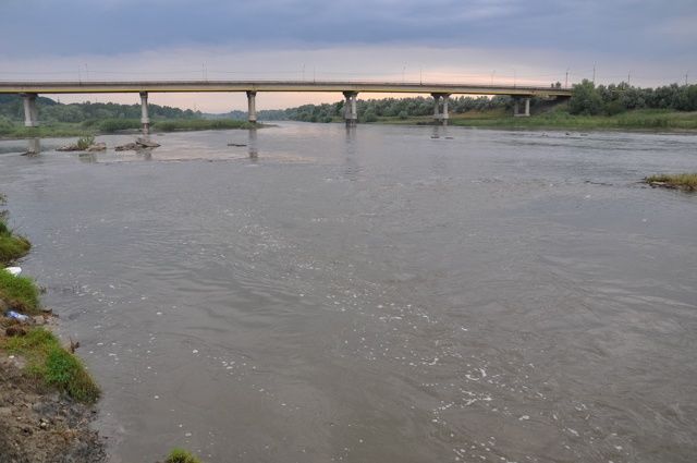 Вырос уровень воды в реке Прут.