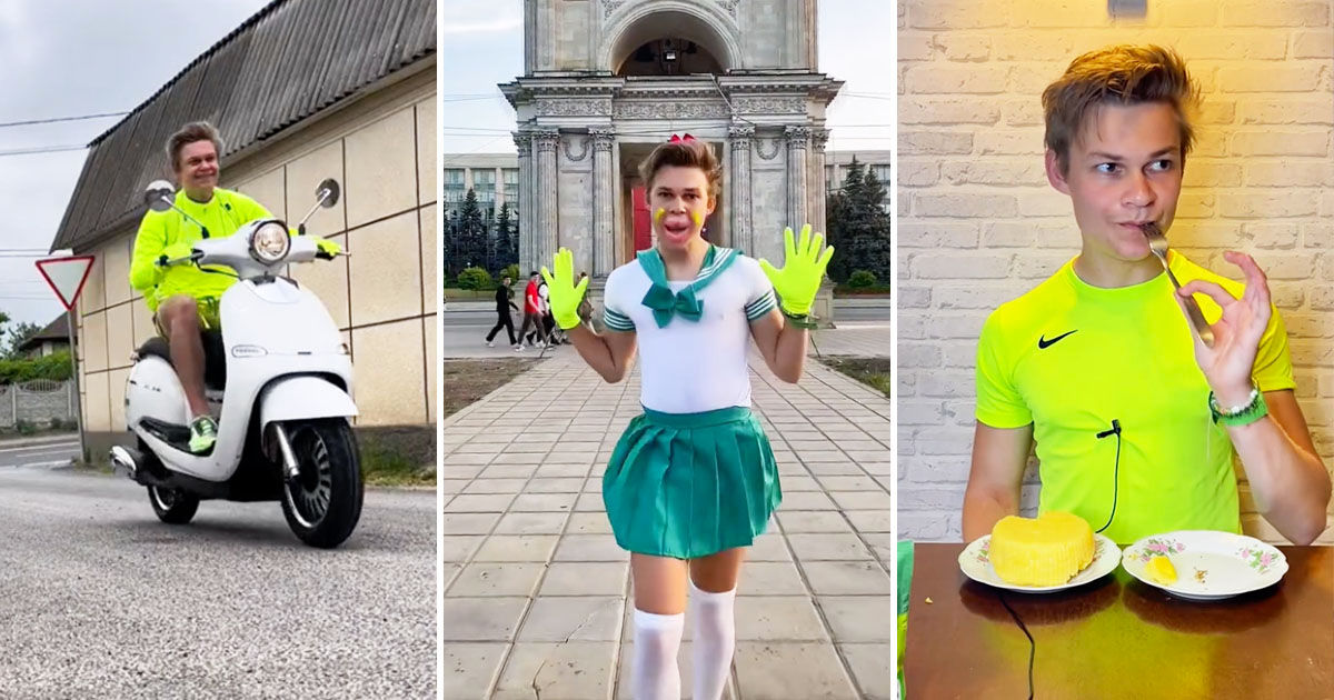 Британский блогер рассказывает о Молдове в TikTok. Коллаж: Point.md