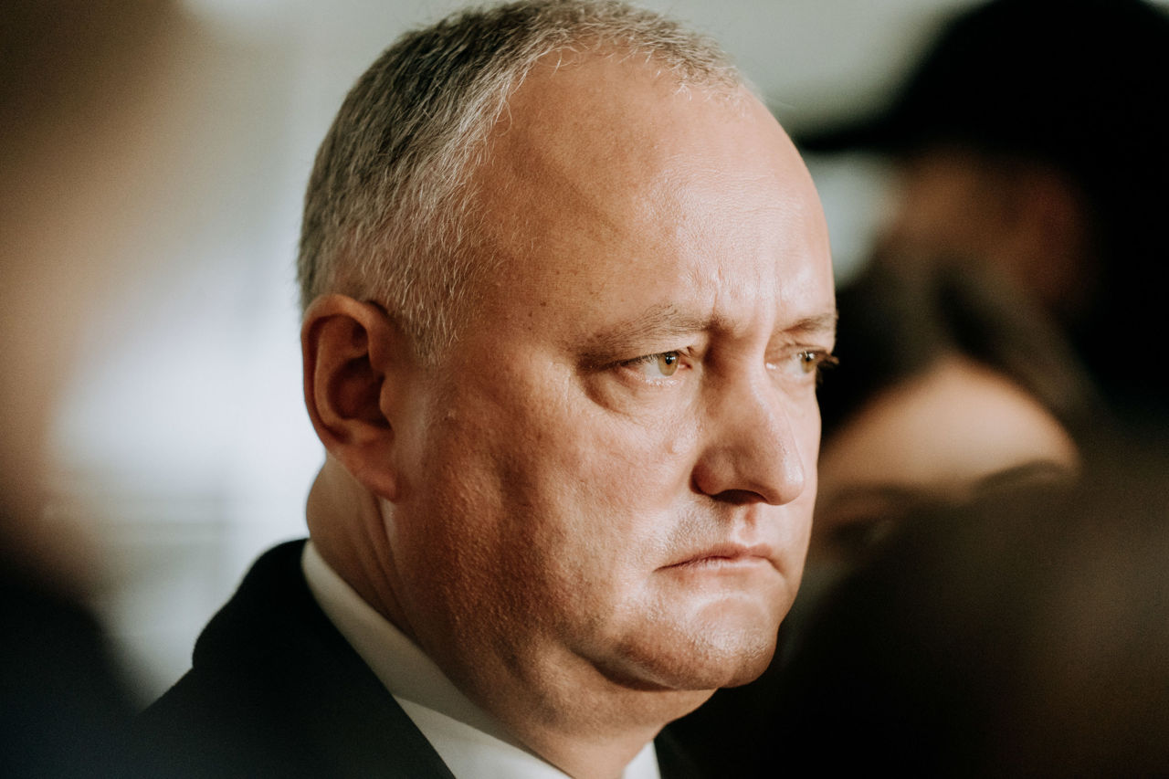 Додон: Власти прекратили нападки на меня и семью, чтобы не навредить своему имиджу. Фото: Point.md.