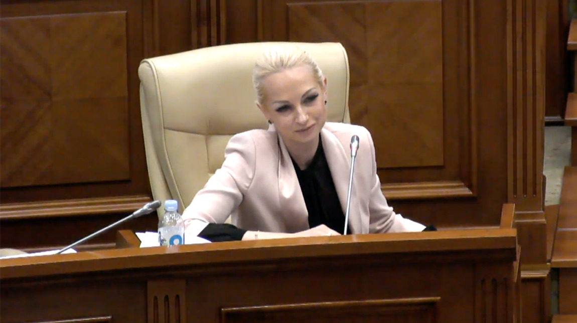 Депутат парламента от партии «Шор» Марина Таубер. 