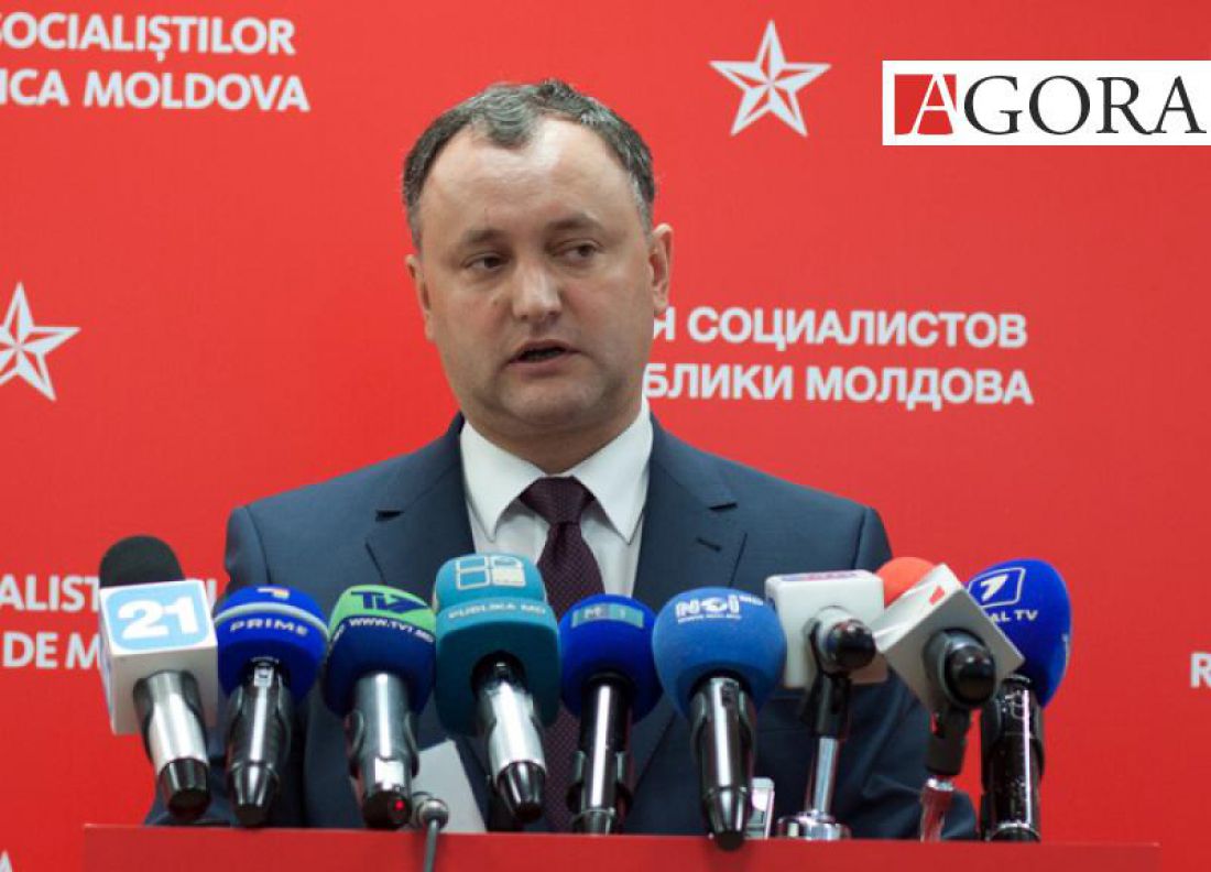 Dodon a declarat că Usatîi ar fi un important partener al socialiștilor de pe scena politică.  Foto: agora.md
