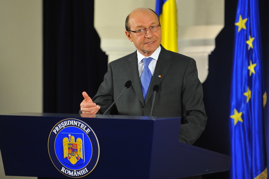 Президент Румынии Траян Бэсеску.