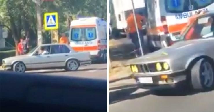 На Чеканах водитель на BMW сбил женщину на пешеходном переходе.