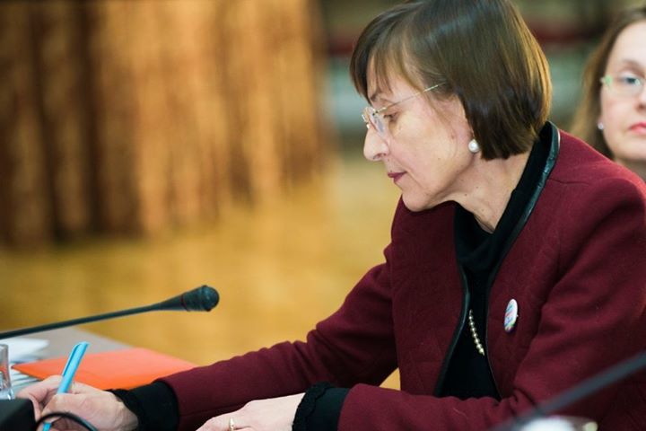 Министр просвещения Молдовы Корина Фусу.