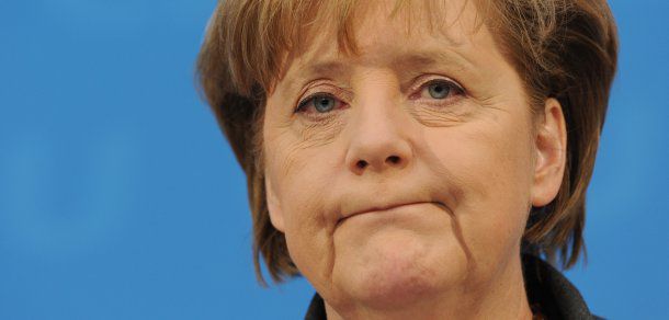 Angela Merkel scade dramatic în sondaje din cauza politicii imigrației.  Foto: Rainer Jensen