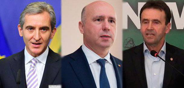 Reacția lui Filip, Leancă și Țap după votul britanicilor. Foto: deschide.md
