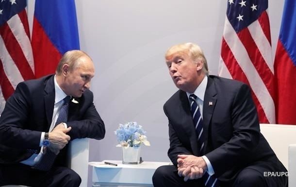 Президент России Владимир Путин и президент США Дональд Трамп.