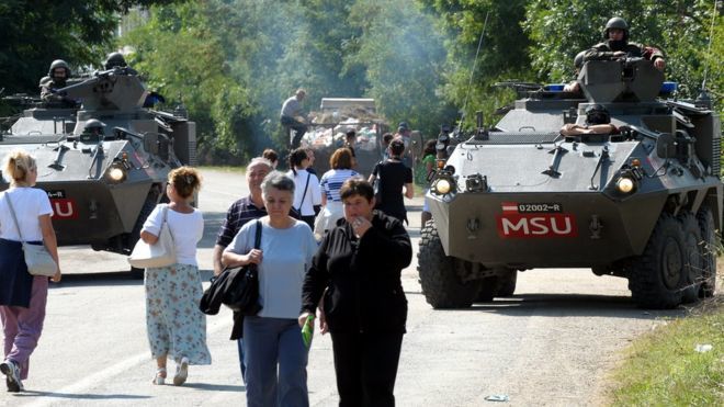 Австрийские военные помогают силам НАТО в Косово (фото 2011 года).