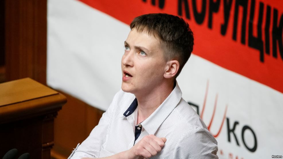 Депутат Верховной рады Украины Надежда Савченко.