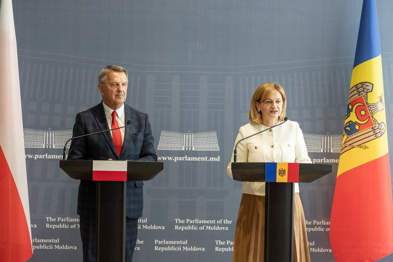 Polonia promite sprijin sporit pentru Moldova. O nouă declarație comună, semnată la Chișinău.