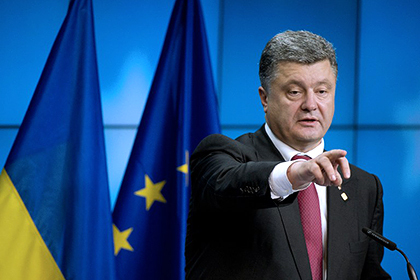 Условия ЕС были озвучены украинским президентом Петром Порошенко на пресс-конференции в Брюсселе.  Фото: Alain Jocard / AFP