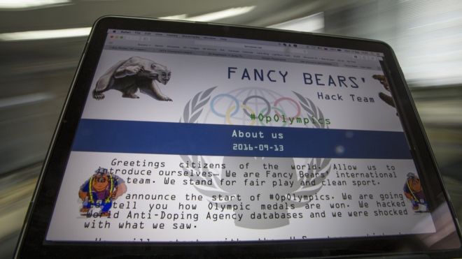 Ранее группа Fancy Bear публиковала данные, украденные у Всемирного антидопингового агентства.
