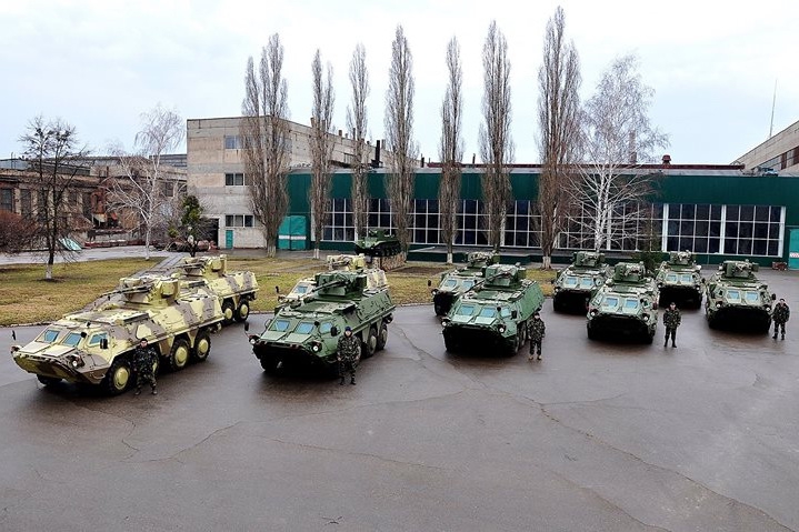 Новейшие современные БТРы украинского производства для Национальной гвардии Украины.