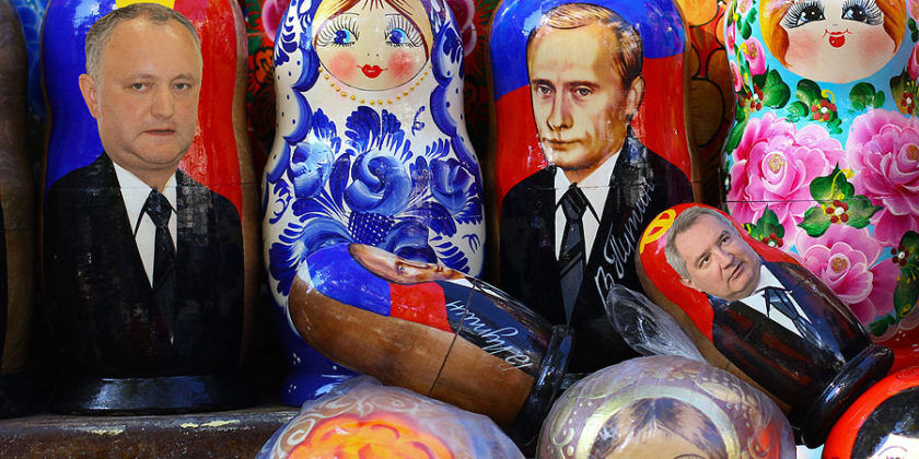 Geografia lui Igor Dodon: Izolaţi lângă Putin. Foto: ZdG
