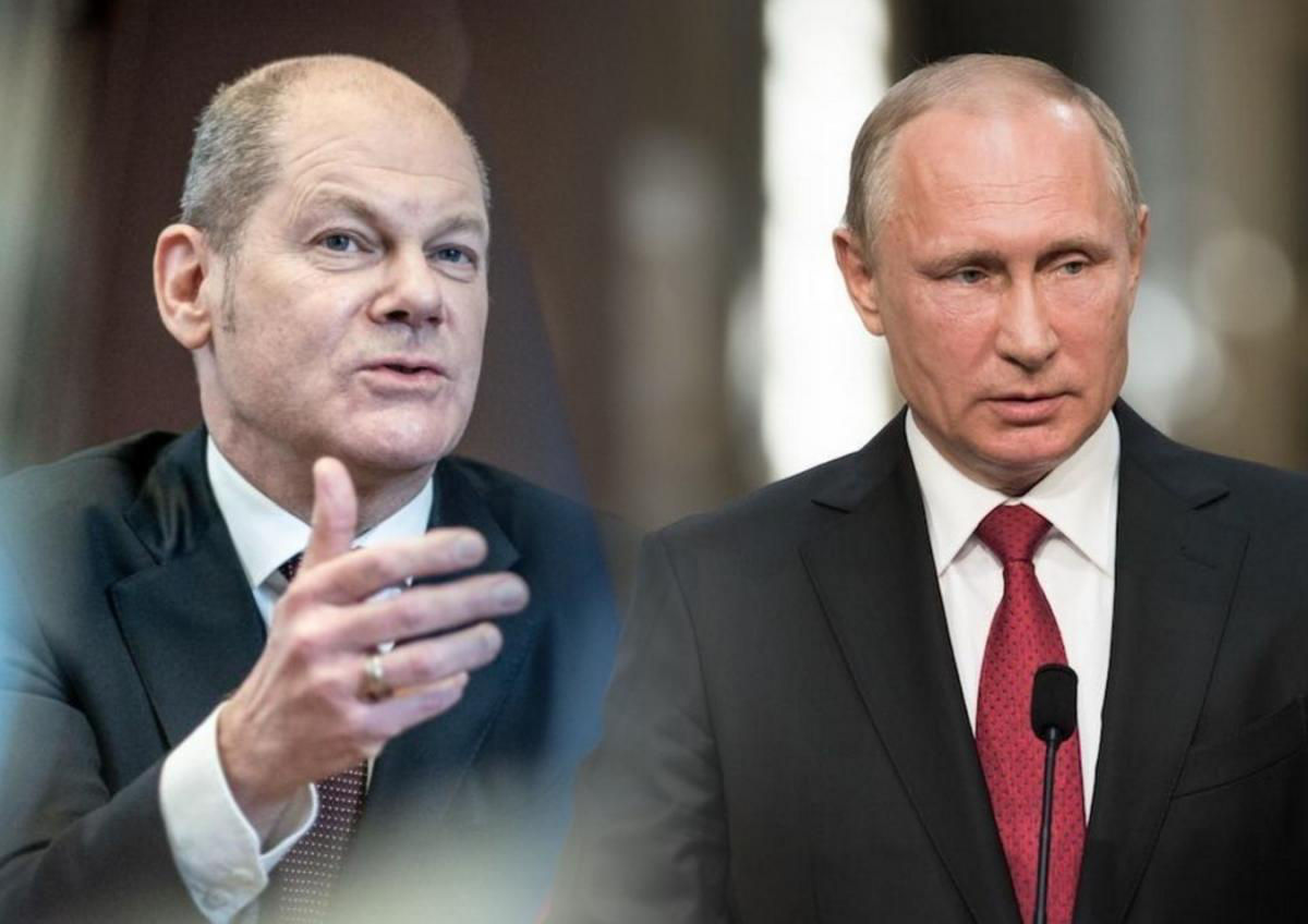 Шольц и Путин по телефону обсудили ситуацию в Украине.