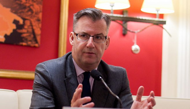 Dirk Schuebel a fost numit şef al Delegaţiei UE în Moldova în 2009.