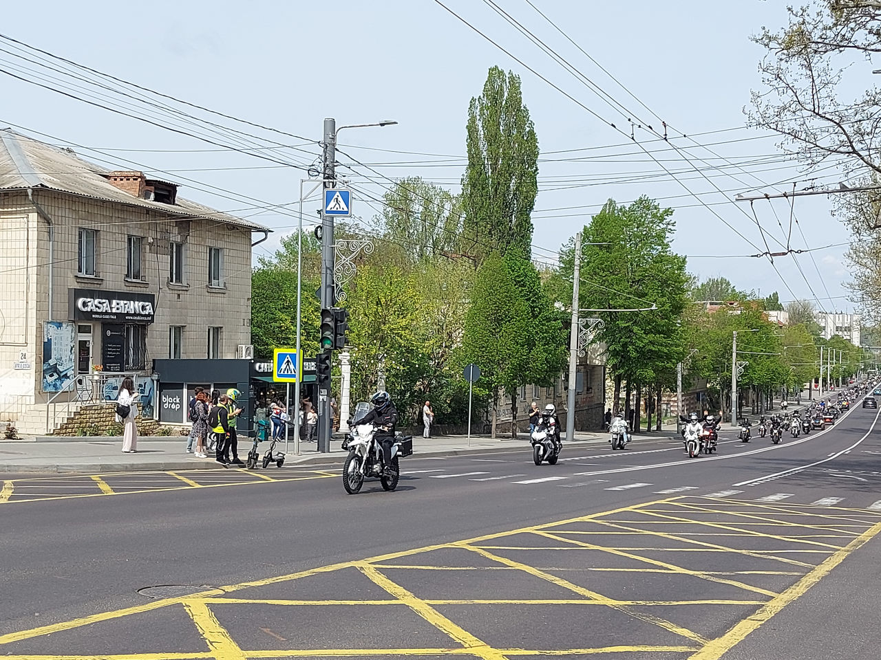 В Кишиневе состоялся парад байкеров.