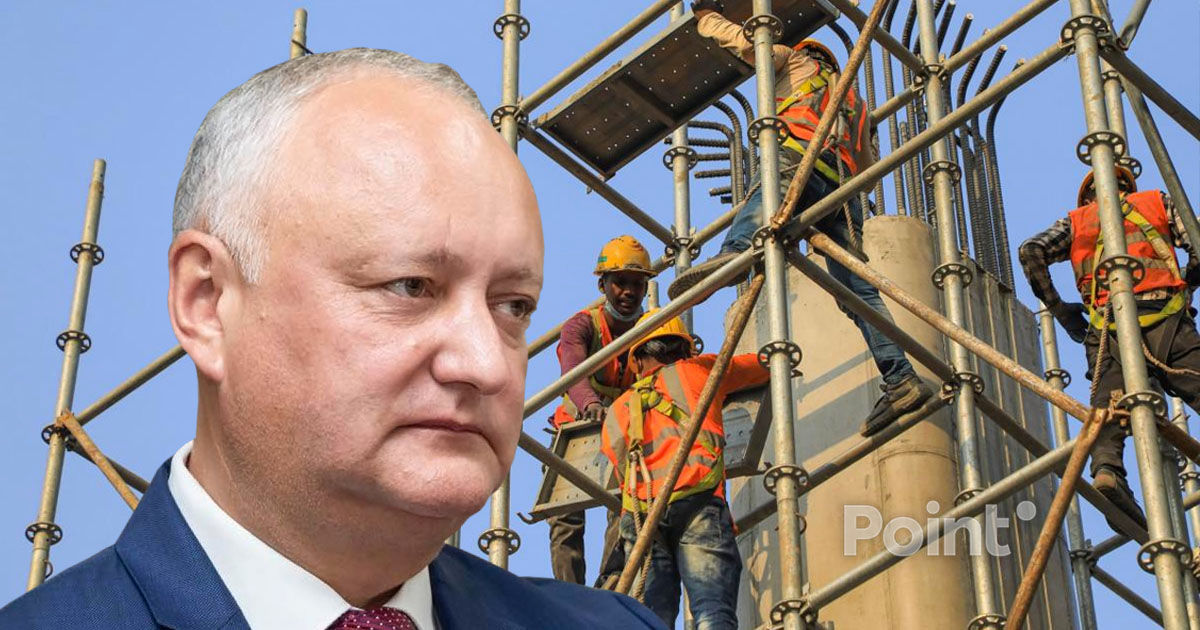 Dodon: Atragerea a 300.000 de migranți de muncă poate amenința securitatea națională.