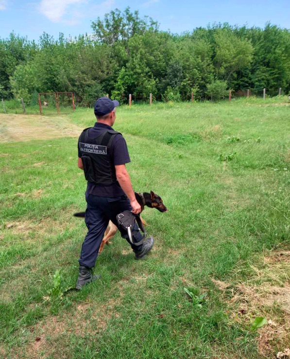 Служебная собака погранслужбы выследила ограбившего магазин мужчину.