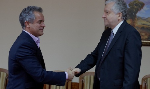 Vlad Plahotniuc, în cadrul întrevederii cu delegaţia Tribunalului Constituţional al Poloniei, condusă de preşedintele Andrzej Rzeplinski.