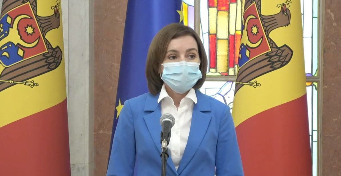 Президент Республики Молдова Майя Санду. 