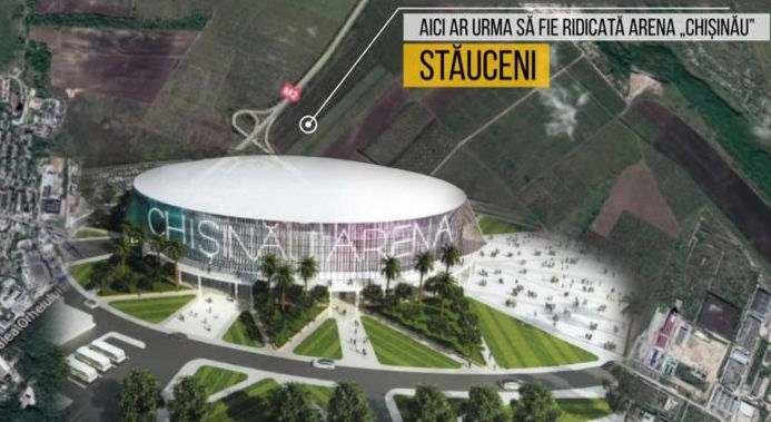 Правительство утвердило условия при которые планирую построить комплекс Arena Chisinau.