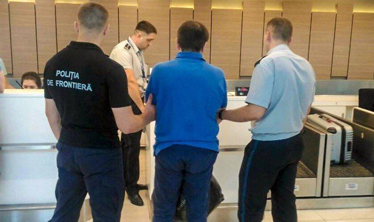 Вчера, 7 августа, во второй половине дня гражданин РФ был сопровожден в Международный аэропорт Кишинева для передачи швейцарским властям. Фото: border.gov.md.