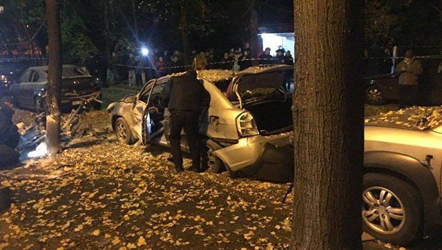 МВД Украины квалифицировало взрыв в центре Киева как теракт. Фото: МВС України