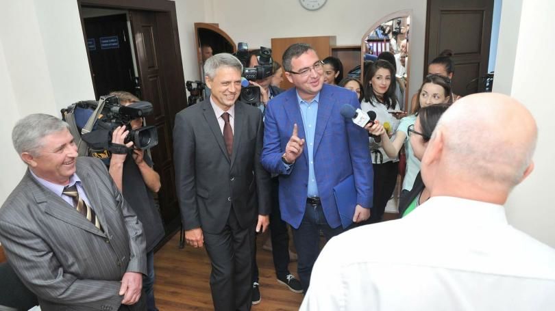 Jurnalistul Dumitru Ciubașenco, candidat pentru funcția de președinte din partea „Partidului Nostru”. Foto: anticoruptie.md