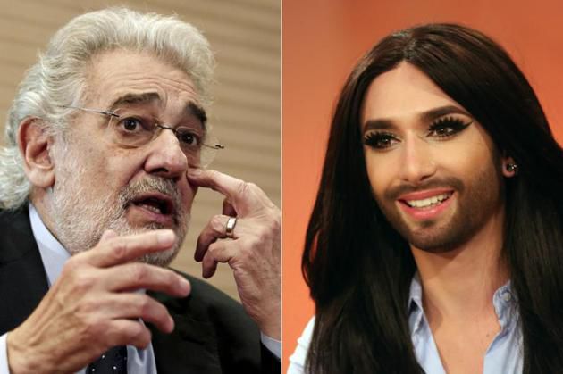 Placido Domingo ar fi trebuit să cânte alături de Conchita Wurst, dar s-a retras.