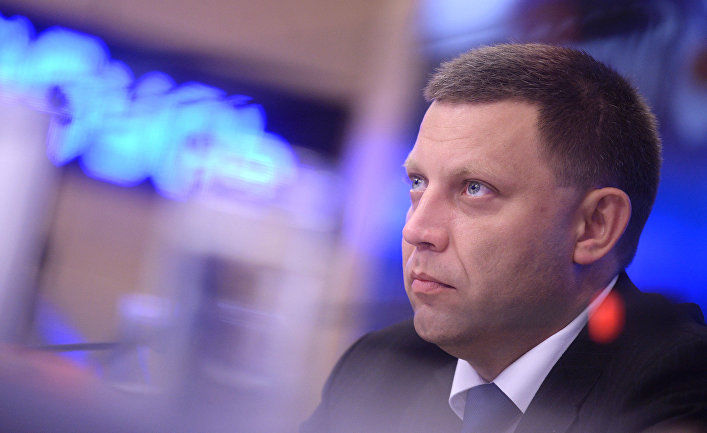 Глава Донецкой Народной Республики Александр Захарченко.
