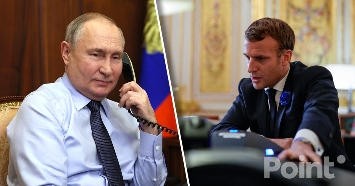 Putin și Macron au vorbit la telefon pentru prima dată în ultimii trei ani.