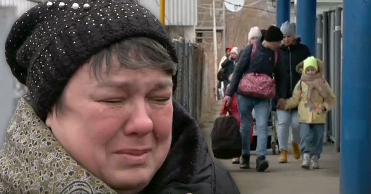 Уместили всю свою жизнь в один чемодан: женщины и дети бегут от войны. Коллаж: Point.md