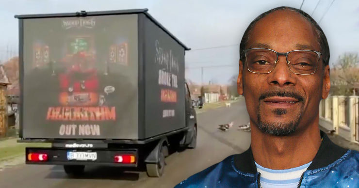 Рэпер Snoop Dogg привез рекламу нового альбома в румынскую деревню. Коллаж: Point.md.