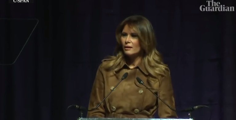 Меланью Трамп освистали на молодёжном мероприятии в Балтиморе.