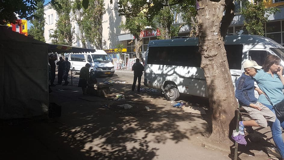 „Reforma” în preajma Pieței Centrale continuă. Strada Bulgară a fost eliberată. Foto: publika.md