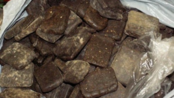 80 кг гашиша были найдены в микроавтобусе, пытавшемся пересечь границу.